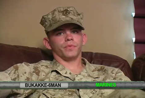 Mil Cl Bukakke 6Man USMC