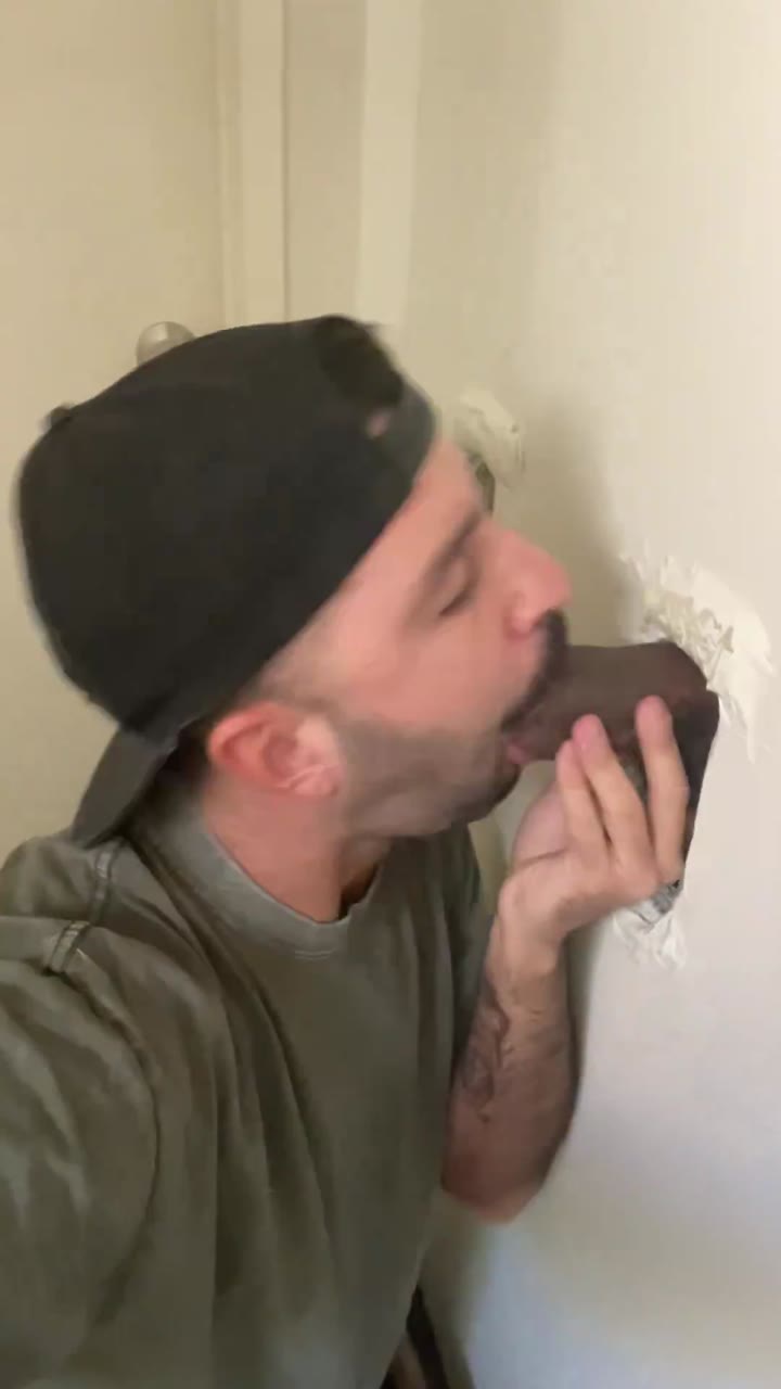 Devouring Bbc At Gloryhole 1